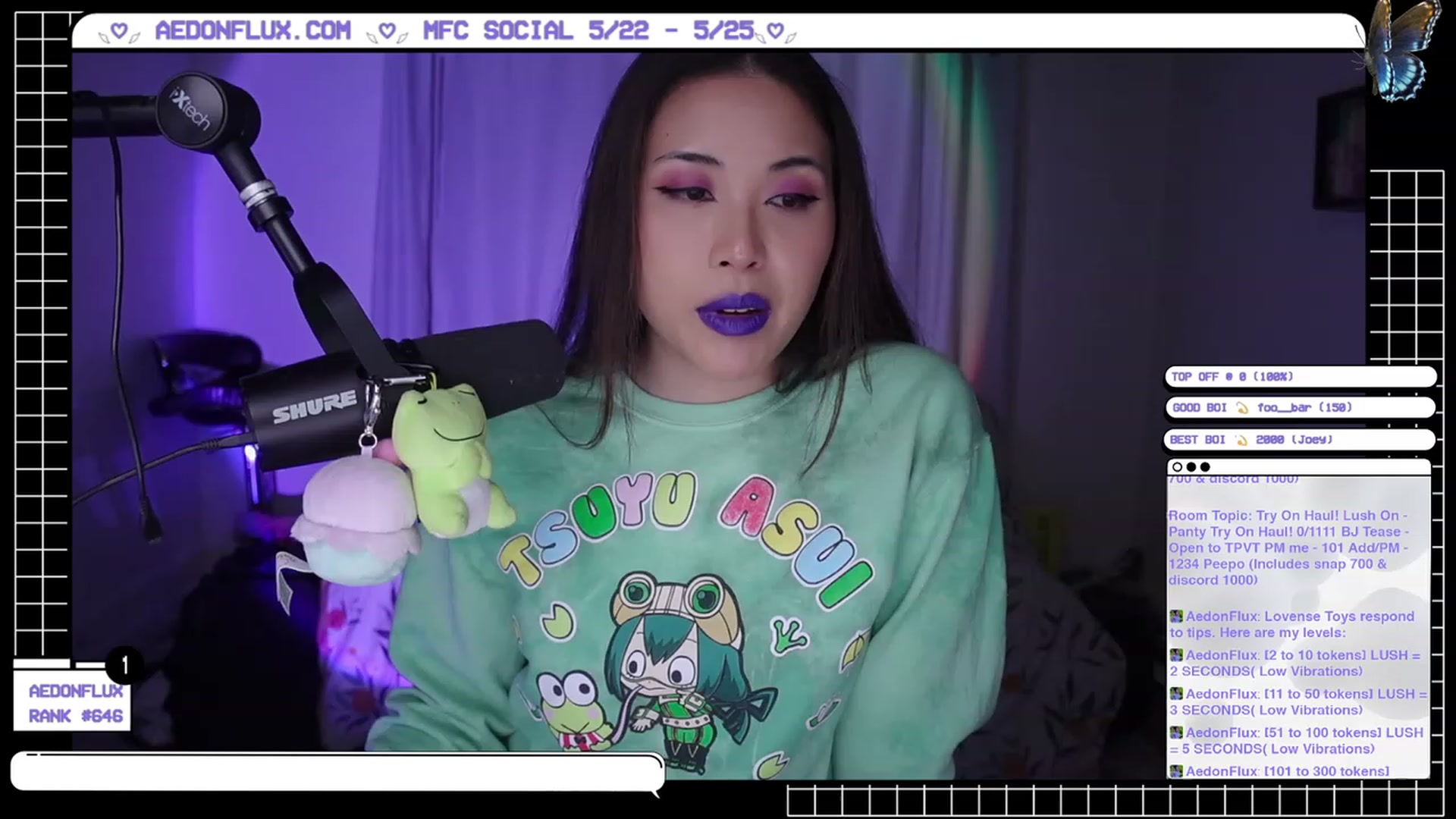 Gallery image thumbnail from AedonFlux's myfreecams stream on, 05/21/2023, 06:48 image 2 of 20