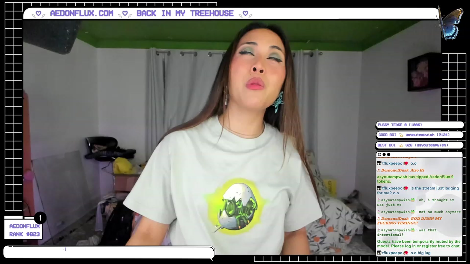 Gallery image thumbnail from AedonFlux's myfreecams stream on, 06/02/2023, 07:31 image 1 of 20