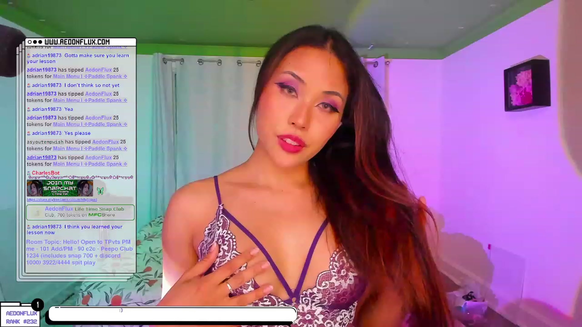 Gallery image thumbnail from AedonFlux's myfreecams stream on, 06/08/2023, 06:59 image 15 of 20