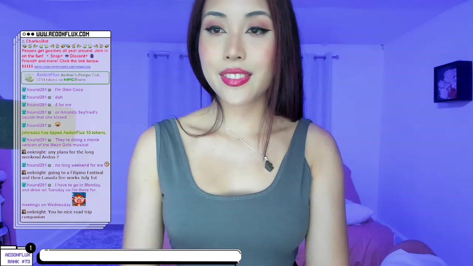 Gallery image thumbnail from AedonFlux's myfreecams stream on, 06/30/2023, 05:33 image 7 of 20