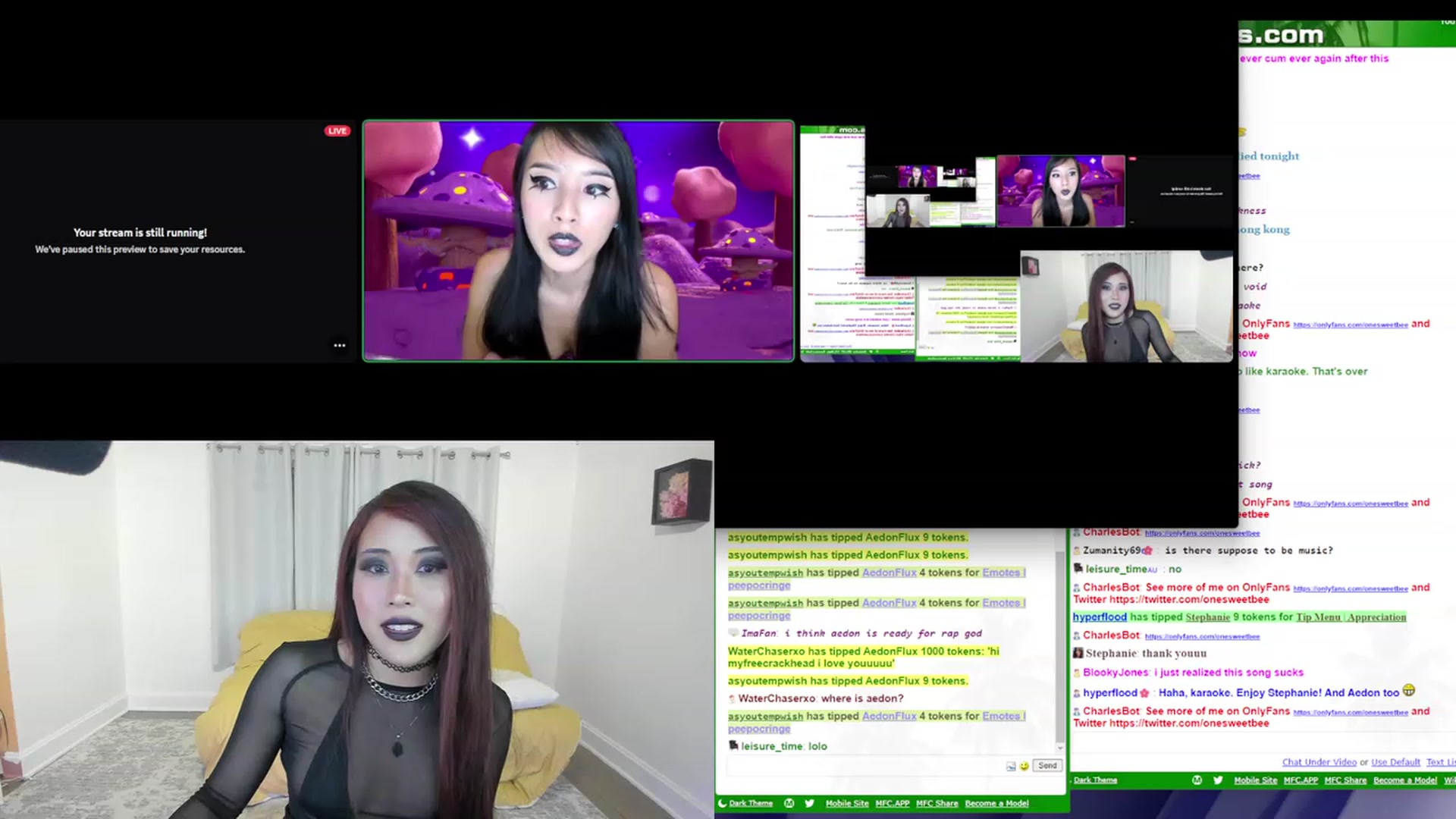 Gallery image thumbnail from AedonFlux's myfreecams stream on, 07/01/2023, 07:37 image 15 of 20