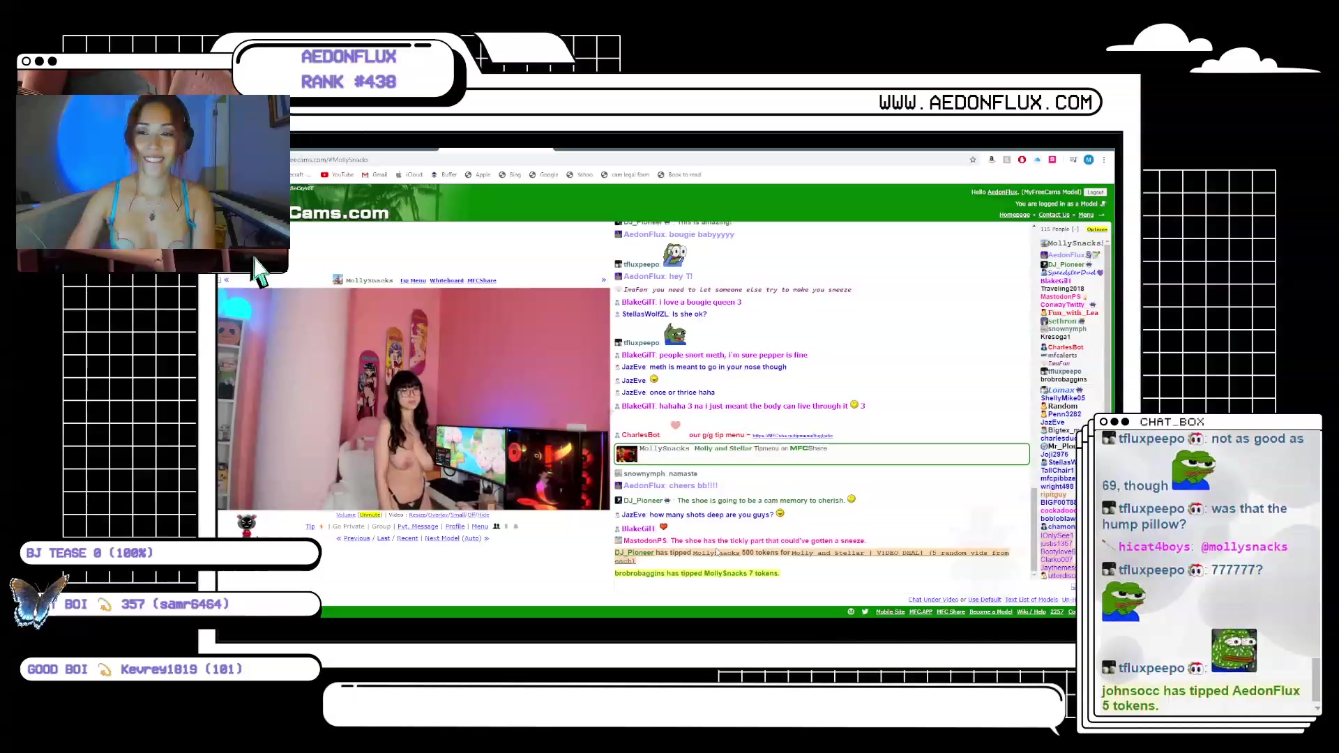 Gallery image thumbnail from AedonFlux's myfreecams stream on, 07/08/2023, 06:34 image 6 of 20