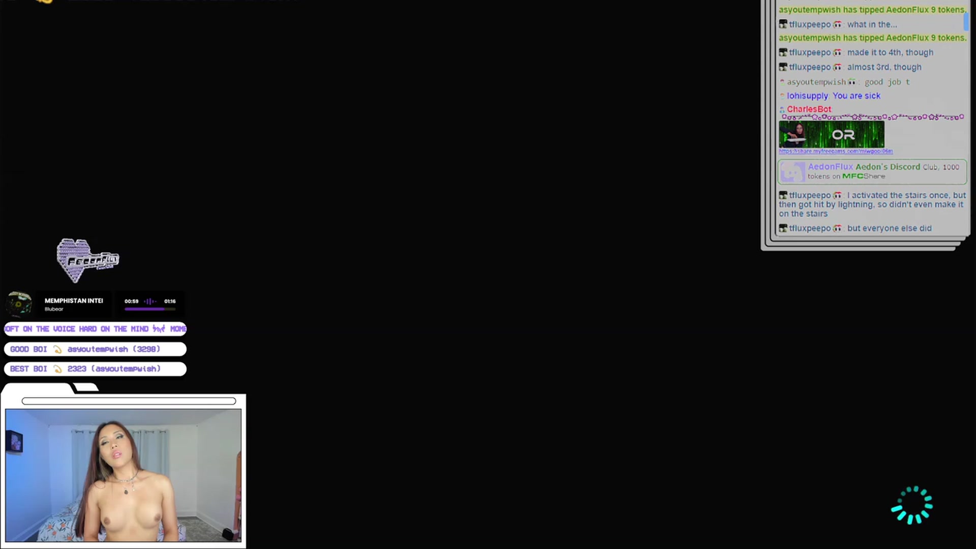 Gallery image thumbnail from AedonFlux's myfreecams stream on, 09/29/2023, 08:36 image 14 of 20
