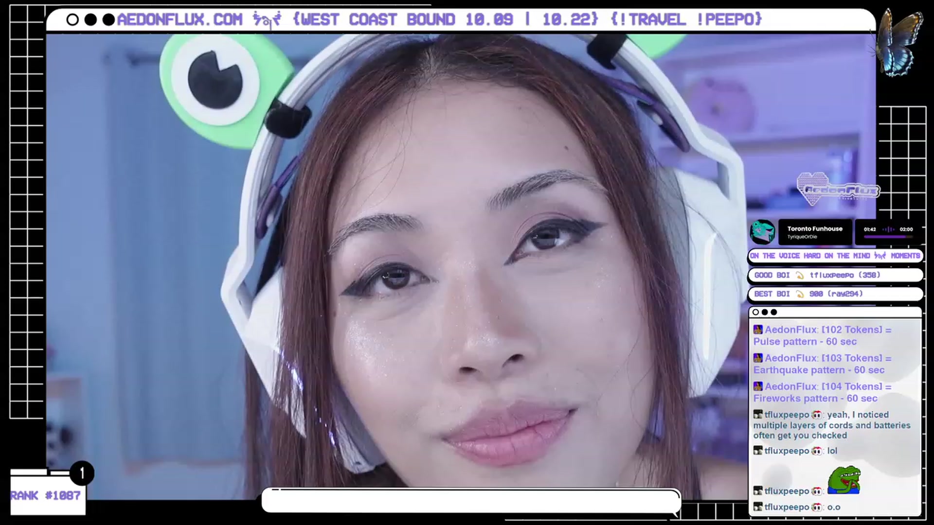 Gallery image thumbnail from AedonFlux's myfreecams stream on, 10/08/2023, 06:00 image 13 of 20