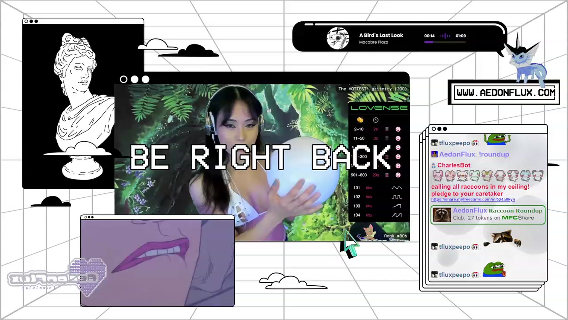 Gallery image thumbnail from AedonFlux's myfreecams stream on, 10/08/2023, 06:50 image 10 of 20