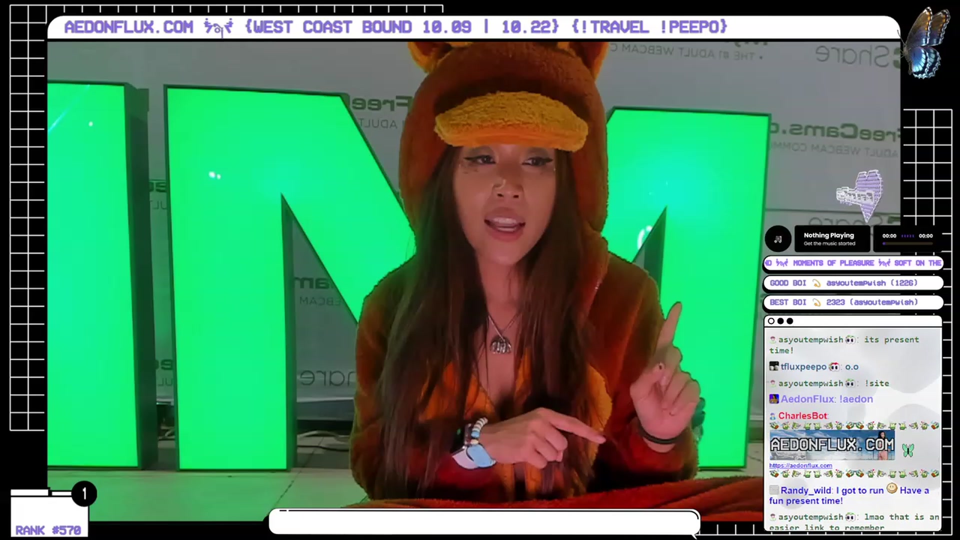 Gallery image thumbnail from AedonFlux's myfreecams stream on, 10/11/2023, 07:07 image 12 of 20