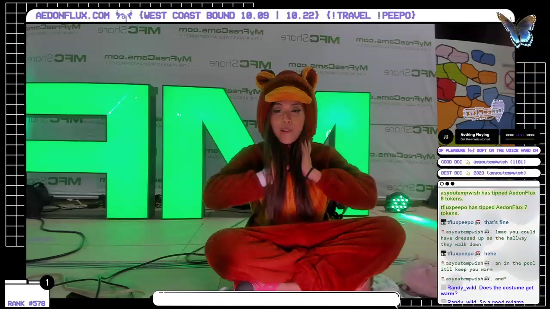 Gallery image thumbnail from AedonFlux's myfreecams stream on, 10/11/2023, 07:07 image 11 of 20