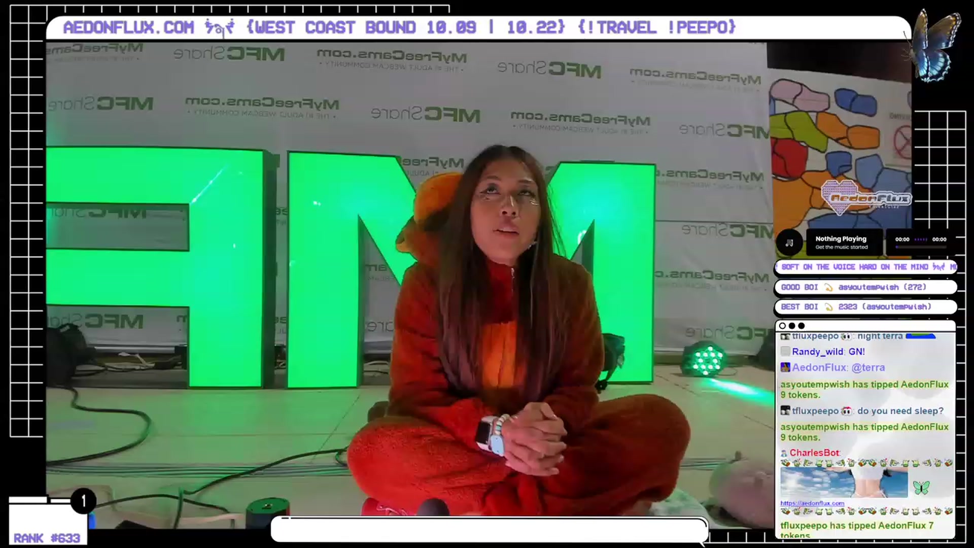 Gallery image thumbnail from AedonFlux's myfreecams stream on, 10/11/2023, 07:07 image 10 of 20