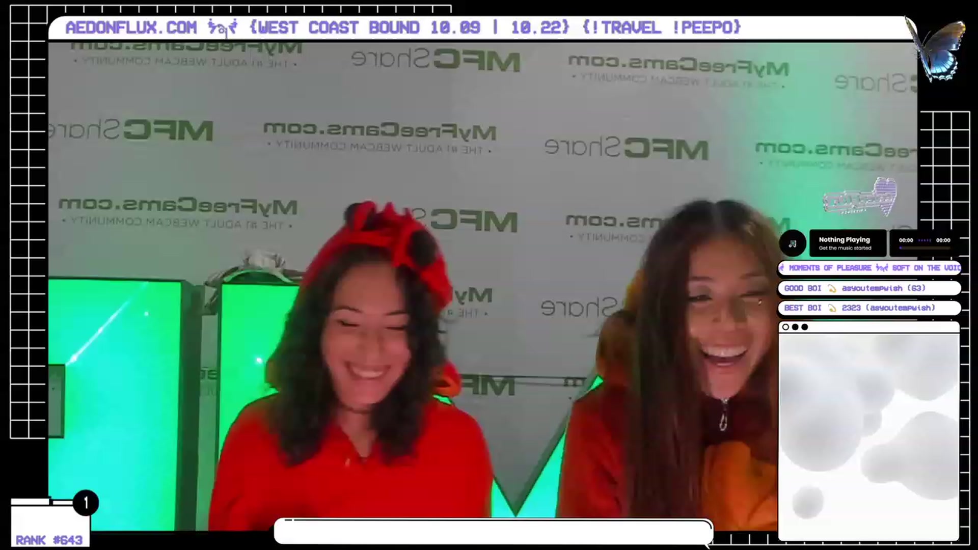 Gallery image thumbnail from AedonFlux's myfreecams stream on, 10/11/2023, 07:07 image 2 of 20