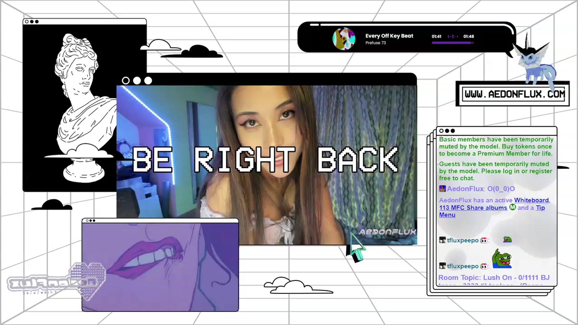 Gallery image thumbnail from AedonFlux's myfreecams stream on, 10/14/2023, 05:38 image 1 of 20