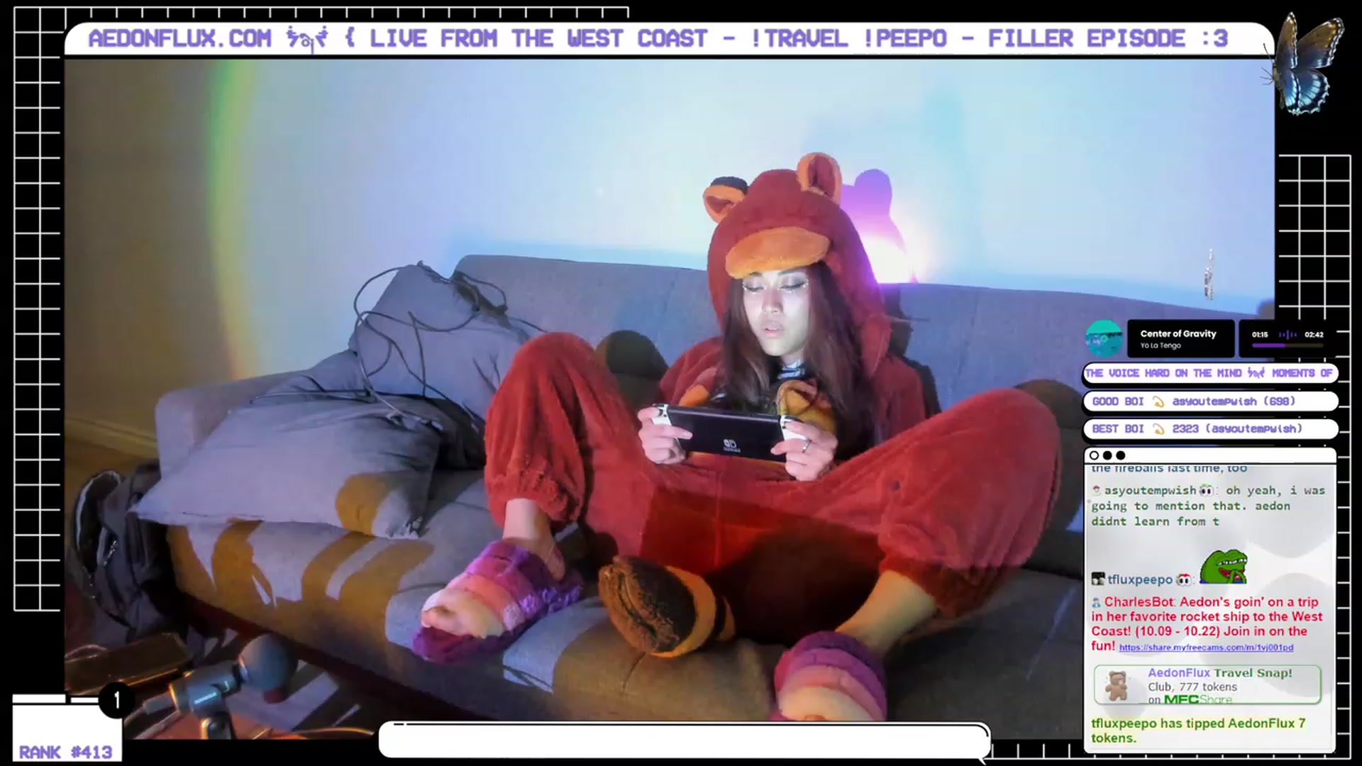 Gallery image thumbnail from AedonFlux's myfreecams stream on, 10/22/2023, 05:33 image 8 of 20