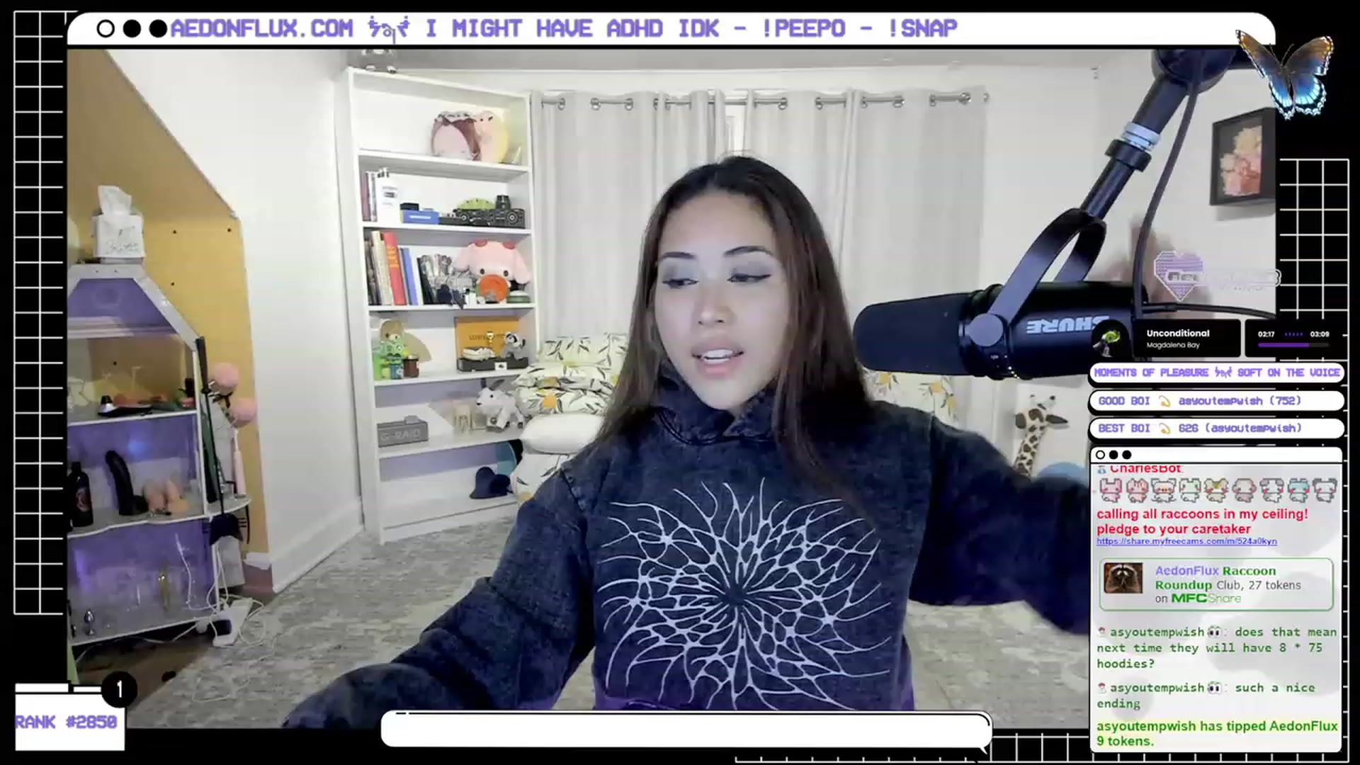 Gallery image thumbnail from AedonFlux's myfreecams stream on, 11/16/2023, 07:48 image 2 of 20