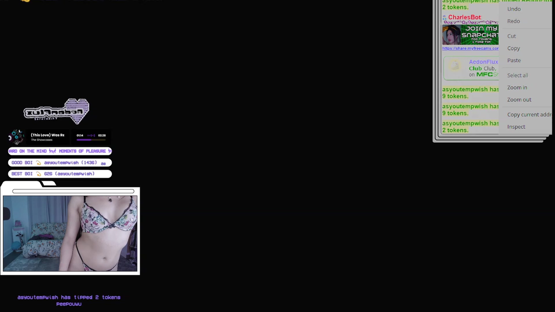 Gallery image thumbnail from AedonFlux's myfreecams stream on, 11/17/2023, 07:35 image 11 of 20