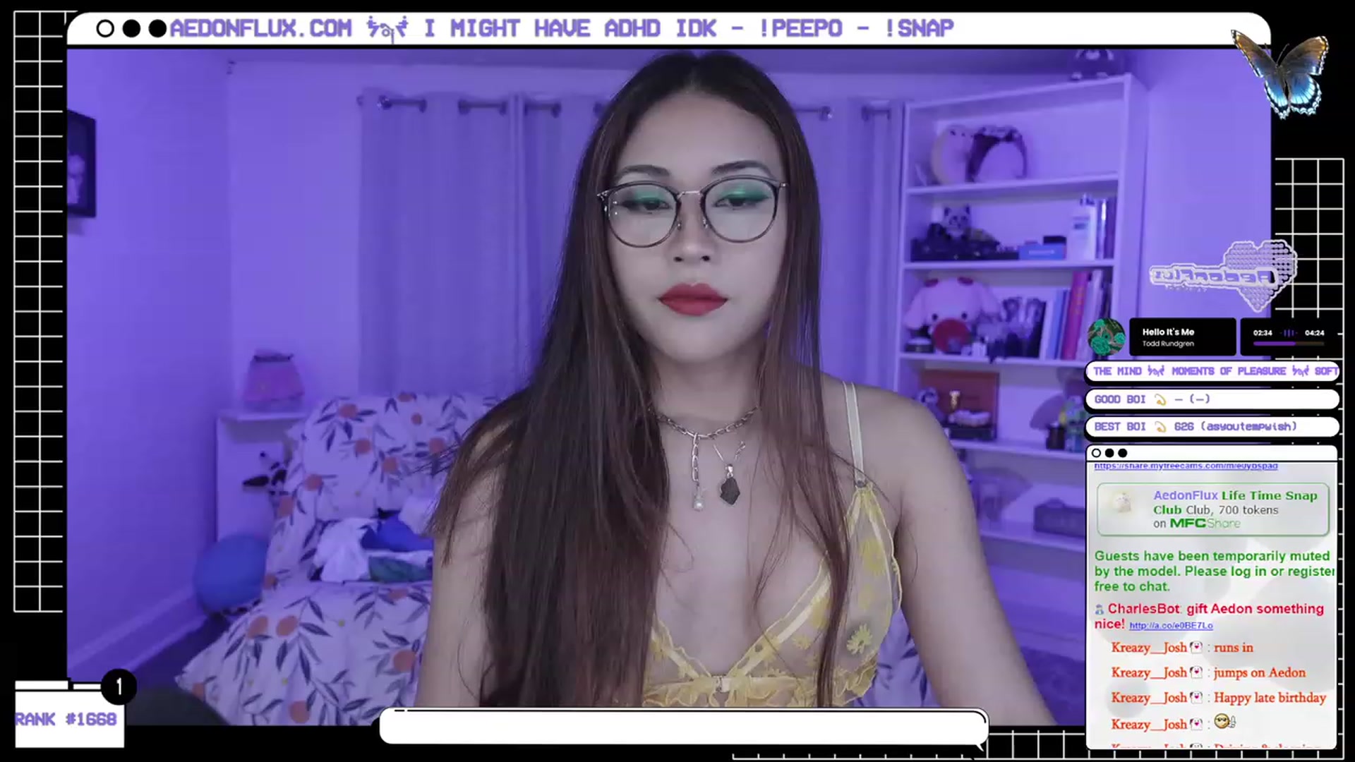Gallery image thumbnail from AedonFlux's myfreecams stream on, 11/19/2023, 06:51 image 2 of 20