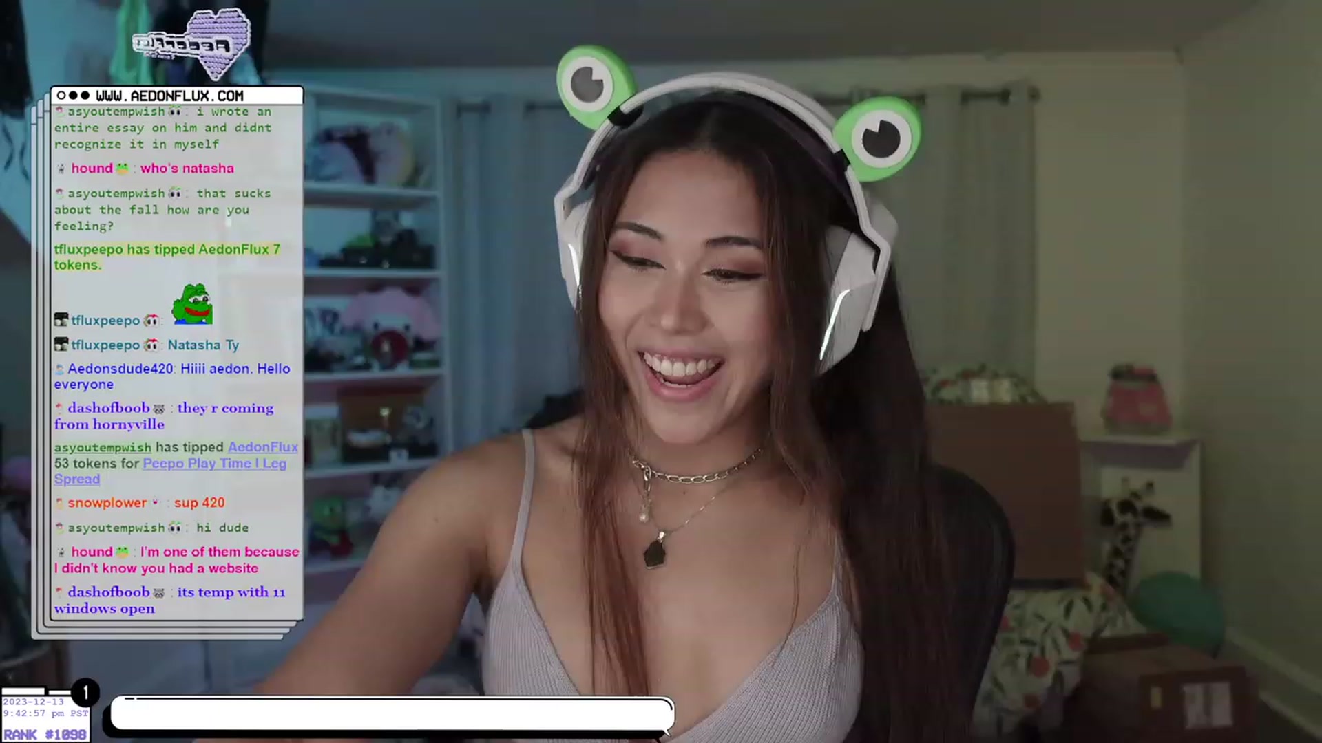 Gallery image thumbnail from AedonFlux's myfreecams stream on, 12/14/2023, 06:10 image 9 of 20
