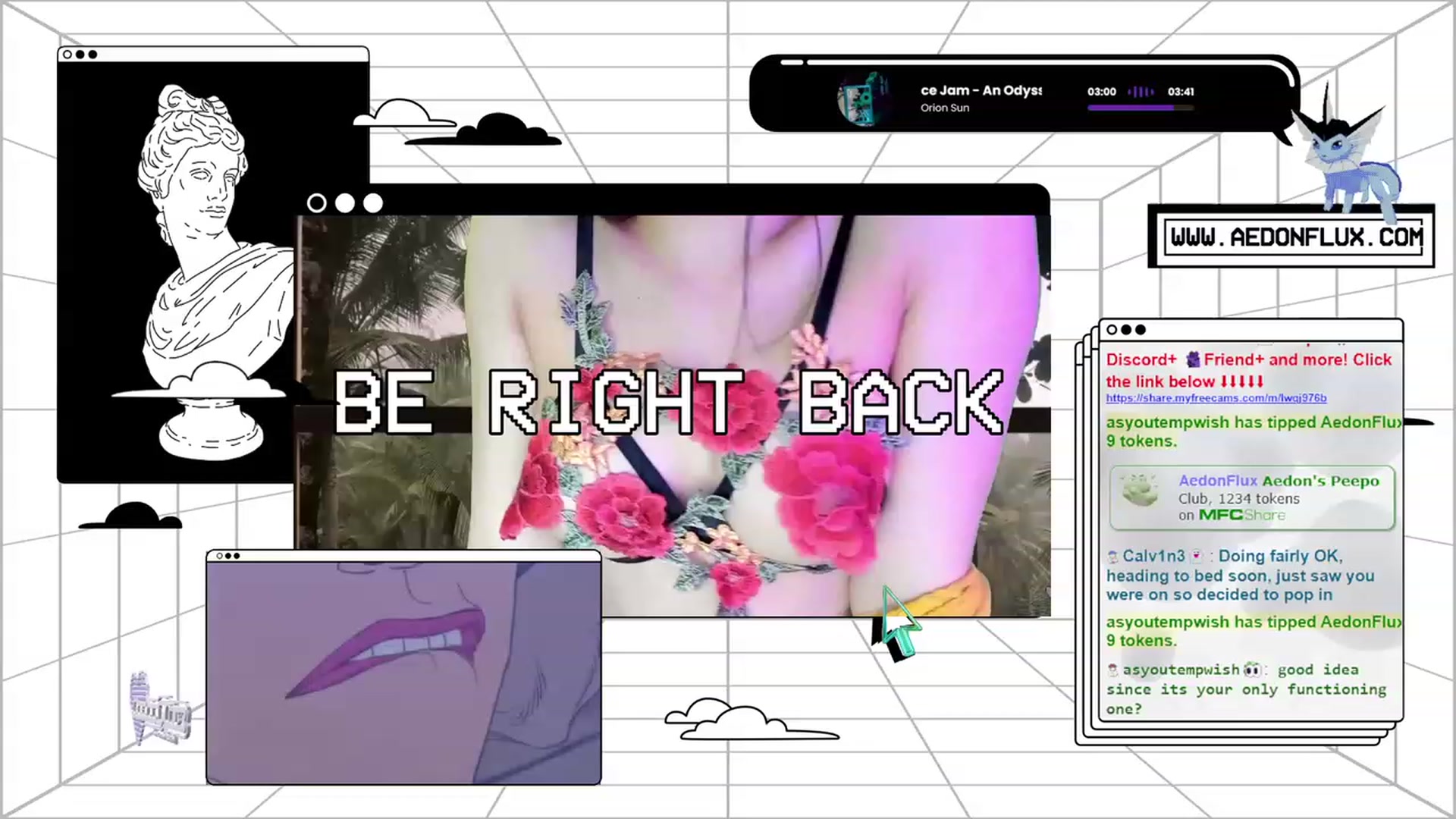 Gallery image thumbnail from AedonFlux's myfreecams stream on, 12/21/2023, 07:56 image 4 of 20