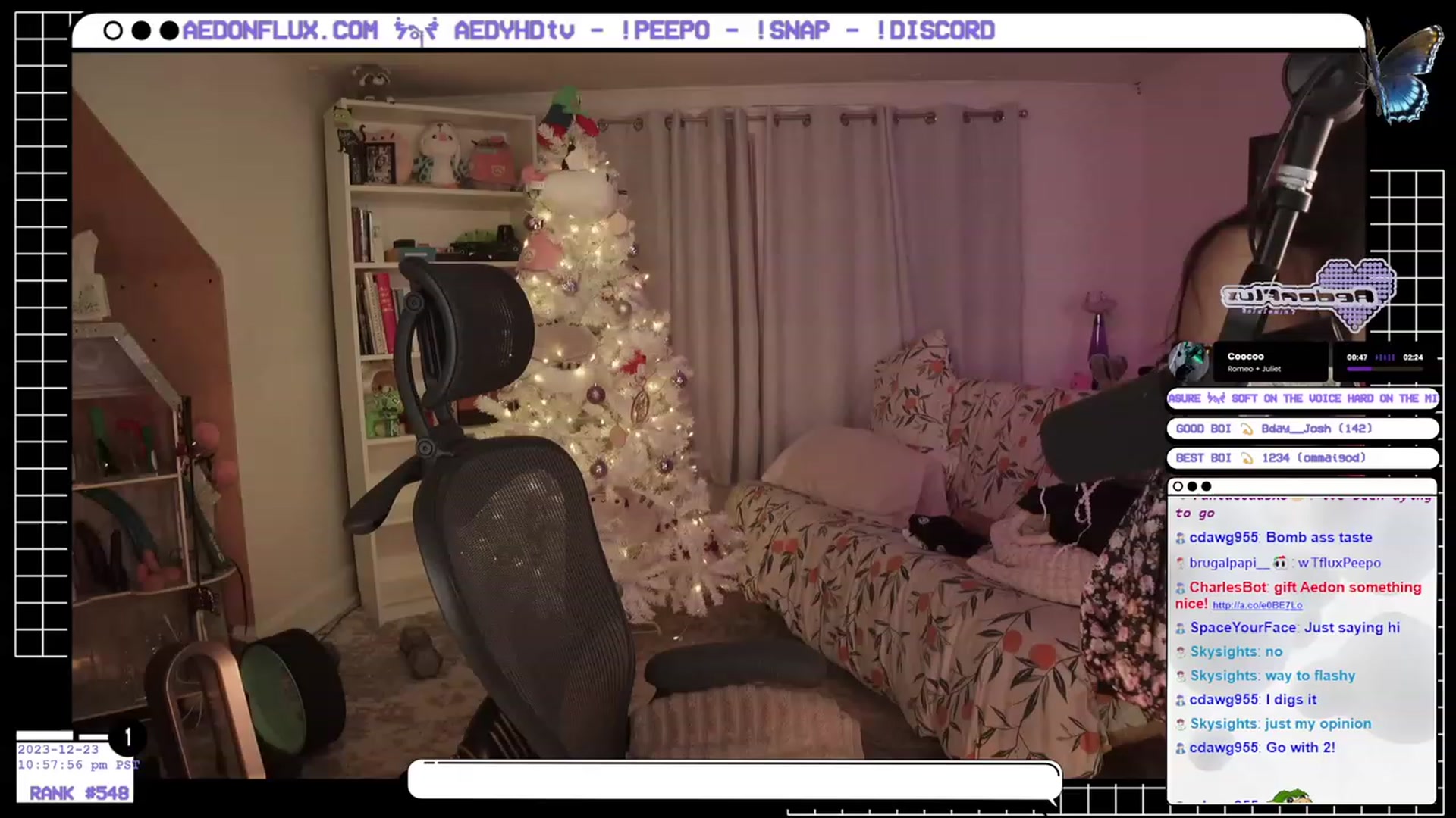 Gallery image thumbnail from AedonFlux's myfreecams stream on, 12/24/2023, 08:00 image 9 of 20