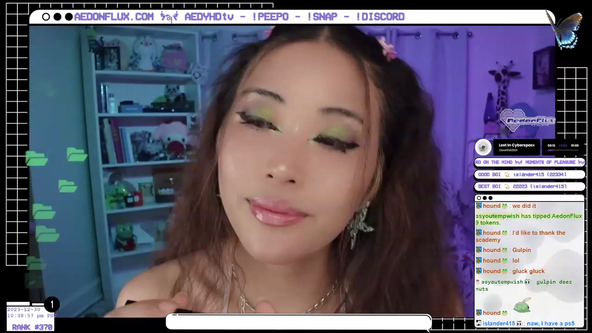 Gallery image thumbnail from AedonFlux's myfreecams stream on, 12/31/2023, 06:46 image 20 of 20