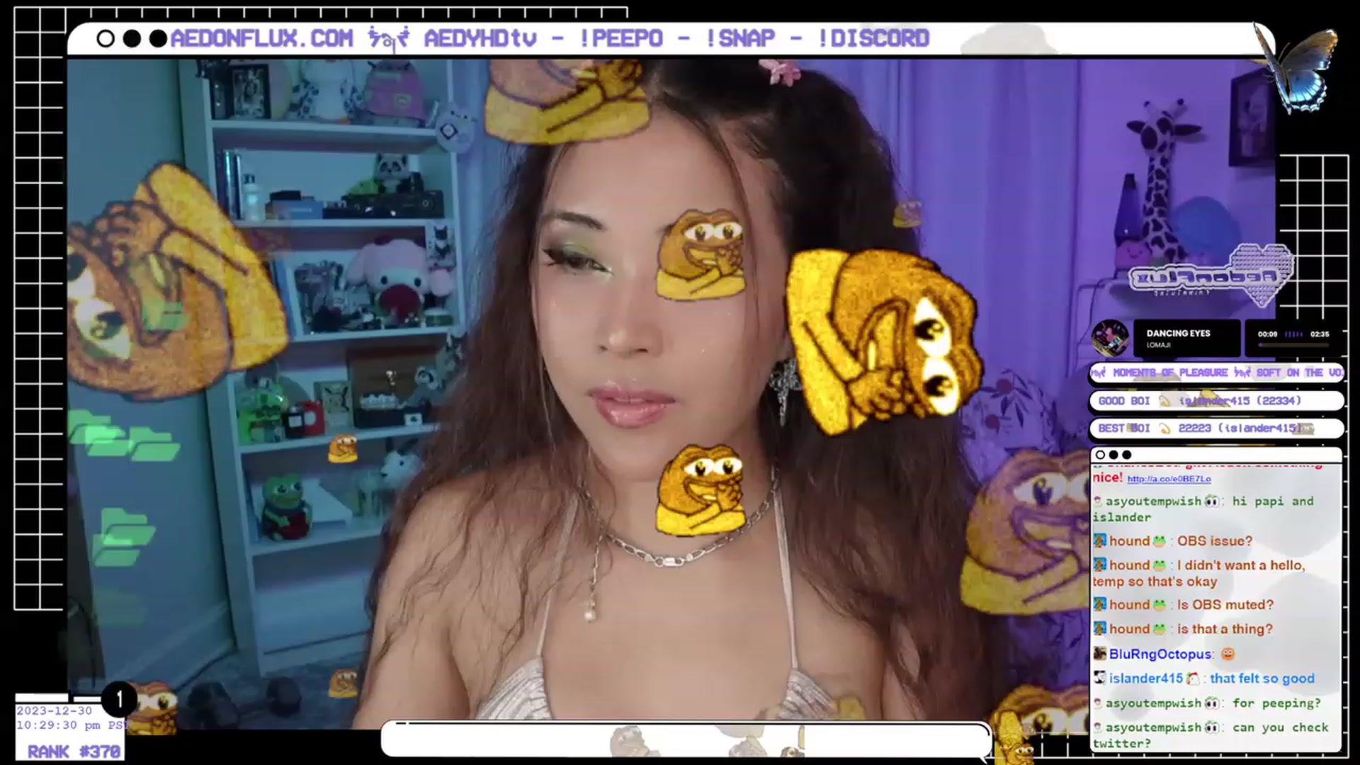 Gallery image thumbnail from AedonFlux's myfreecams stream on, 12/31/2023, 06:46 image 11 of 20