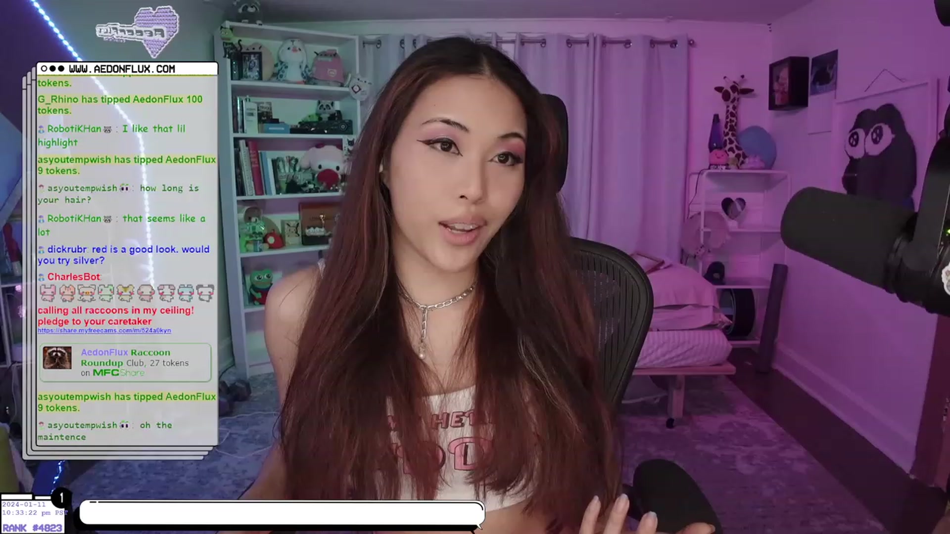 Gallery image thumbnail from AedonFlux's myfreecams stream on, 01/12/2024, 06:45 image 17 of 20