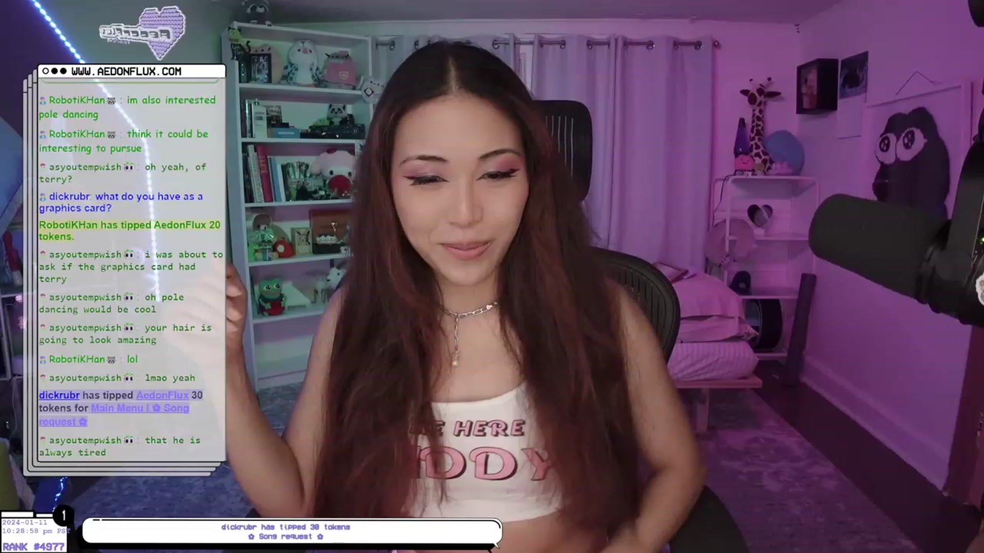 Gallery image thumbnail from AedonFlux's myfreecams stream on, 01/12/2024, 06:45 image 15 of 20
