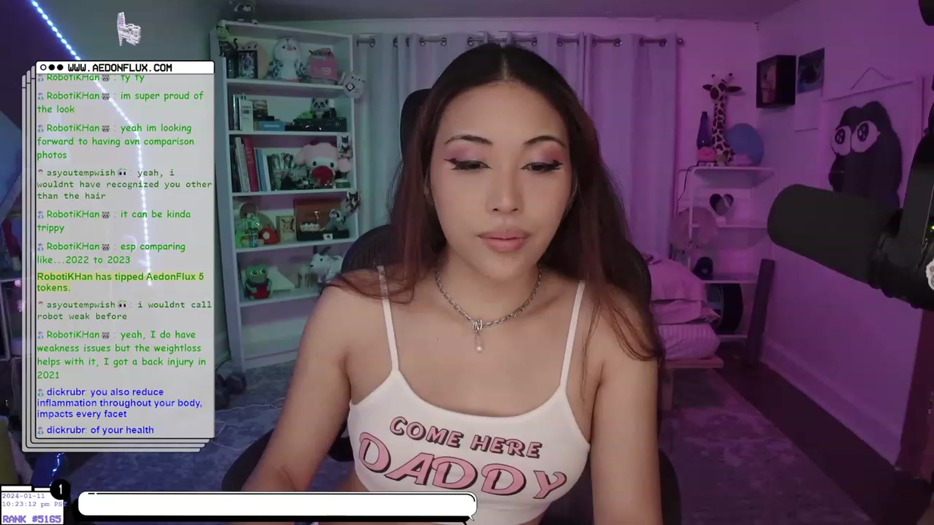 Gallery image thumbnail from AedonFlux's myfreecams stream on, 01/12/2024, 06:45 image 12 of 20