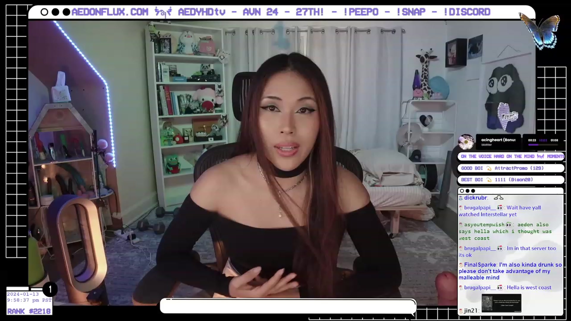 Gallery image thumbnail from AedonFlux's myfreecams stream on, 01/14/2024, 07:49 image 2 of 20
