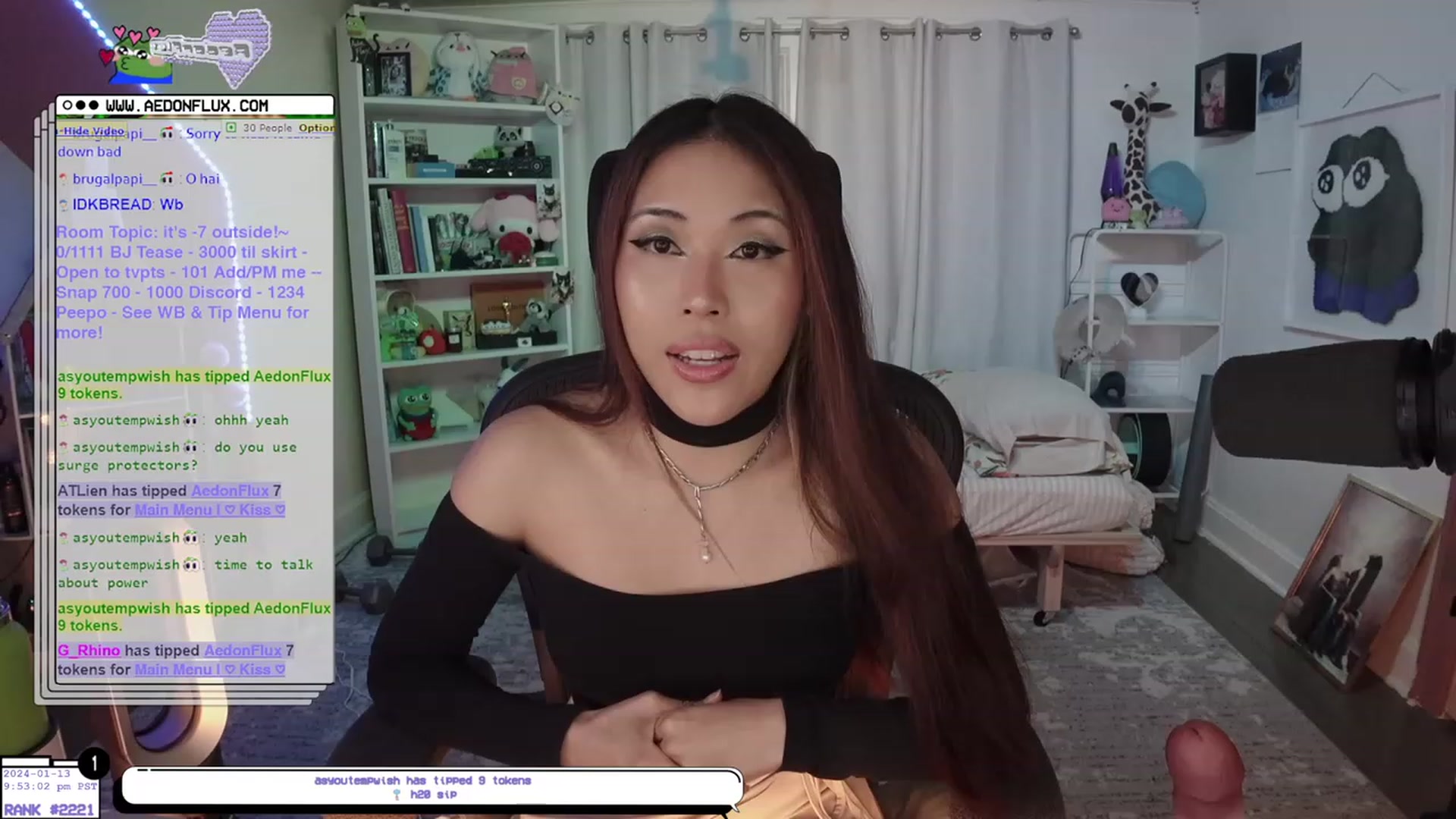 Gallery image thumbnail from AedonFlux's myfreecams stream on, 01/14/2024, 07:49 image 1 of 20