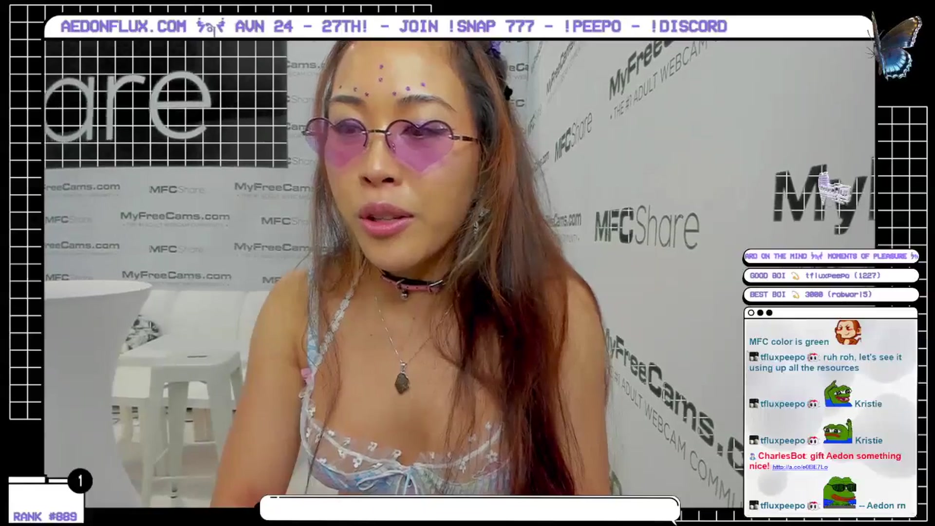 Gallery image thumbnail from AedonFlux's myfreecams stream on, 01/26/2024, 03:13 image 6 of 20