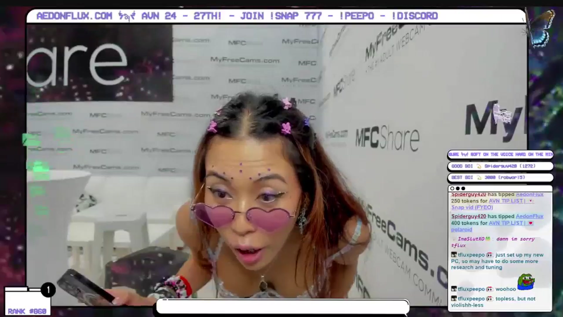 Gallery image thumbnail from AedonFlux's myfreecams stream on, 01/26/2024, 03:13 image 10 of 20