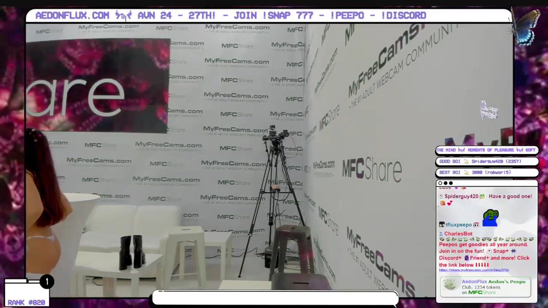 Gallery image thumbnail from AedonFlux's myfreecams stream on, 01/26/2024, 03:13 image 14 of 20
