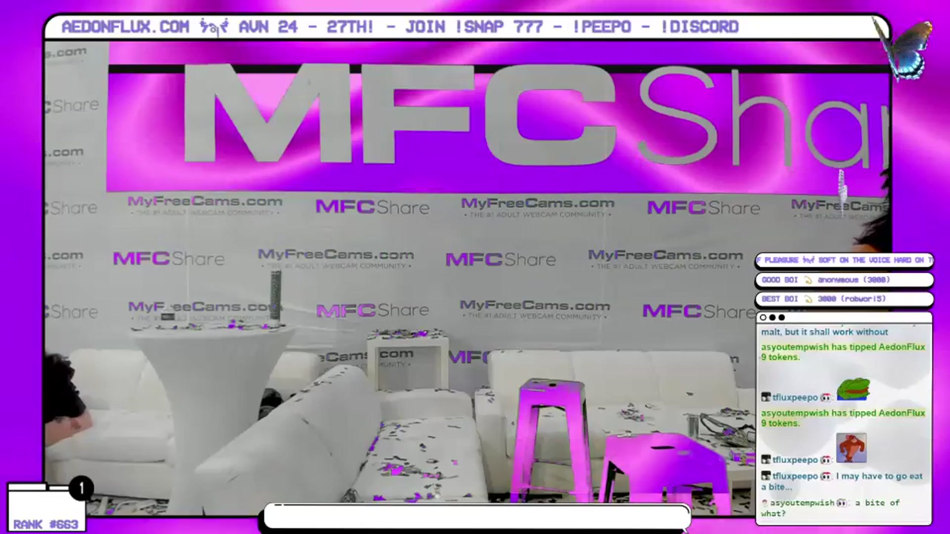Gallery image thumbnail from AedonFlux's myfreecams stream on, 01/27/2024, 03:05 image 8 of 20