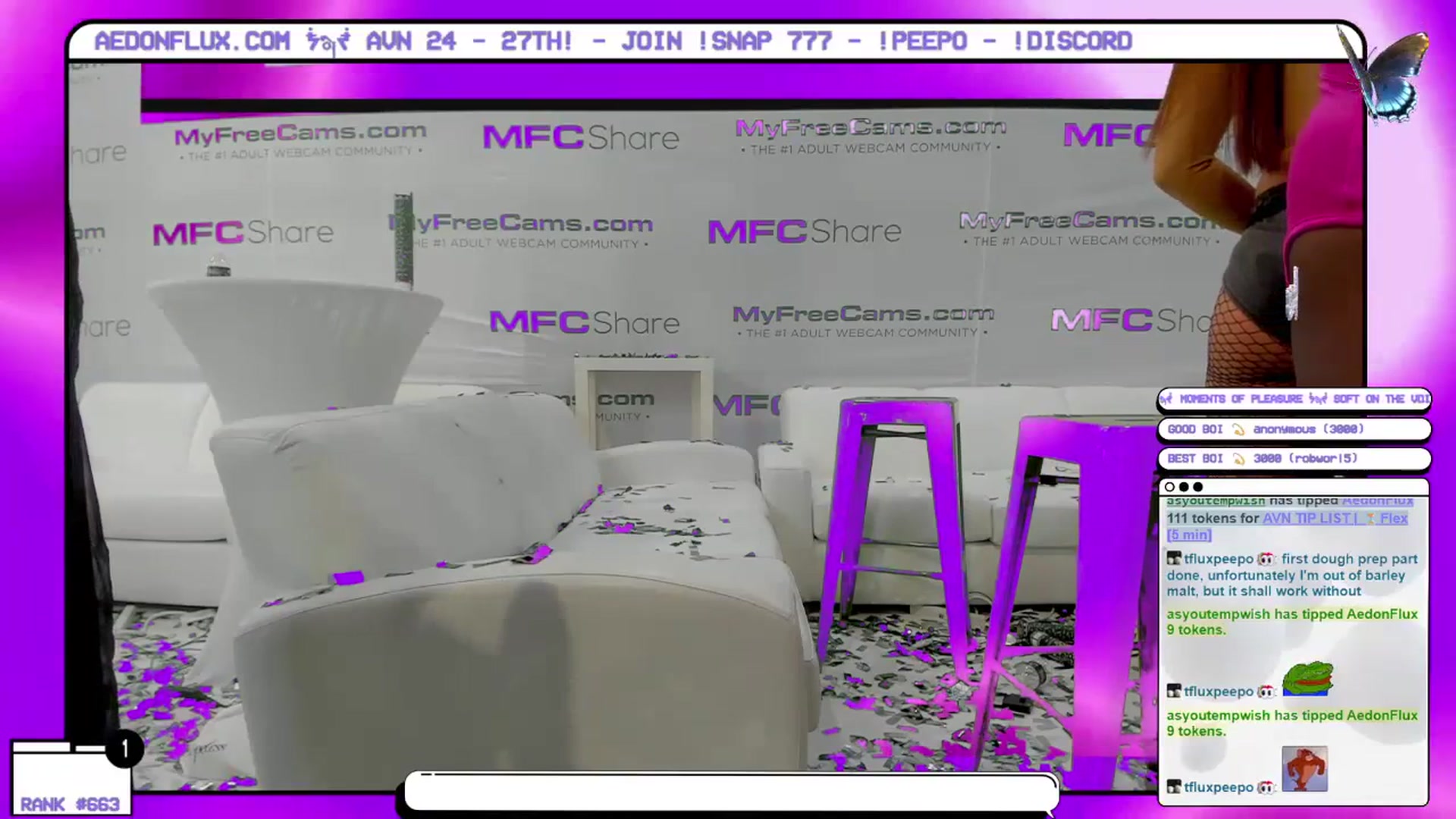 Gallery image thumbnail from AedonFlux's myfreecams stream on, 01/27/2024, 03:05 image 5 of 20