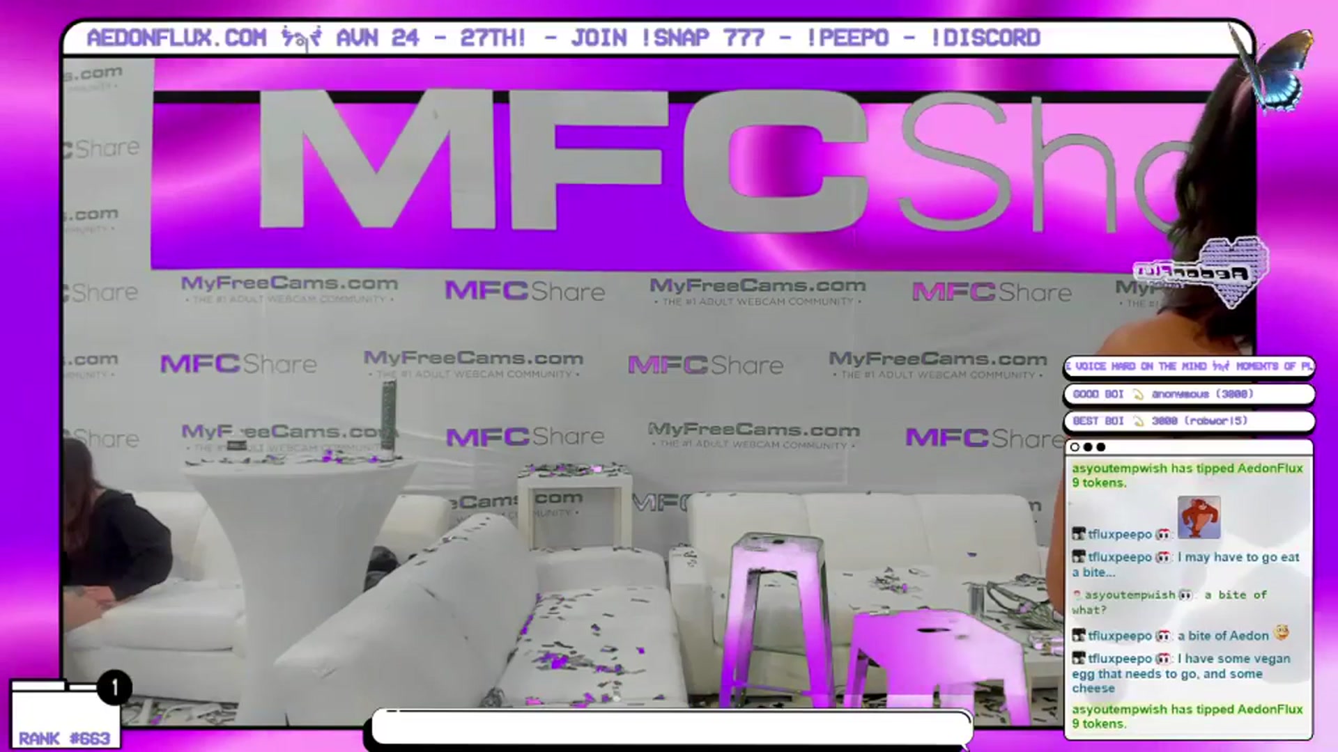 Gallery image thumbnail from AedonFlux's myfreecams stream on, 01/27/2024, 03:05 image 9 of 20