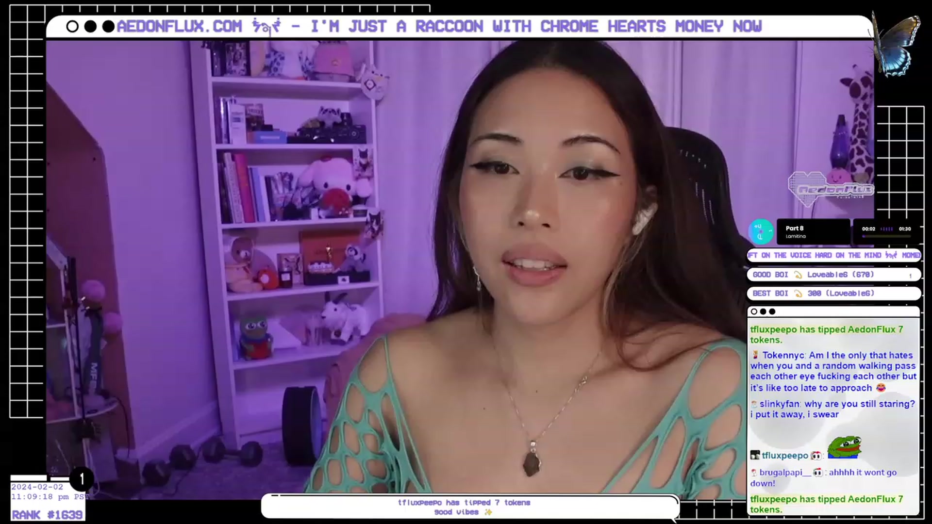 Gallery image thumbnail from AedonFlux's myfreecams stream on, 02/03/2024, 07:40 image 17 of 20
