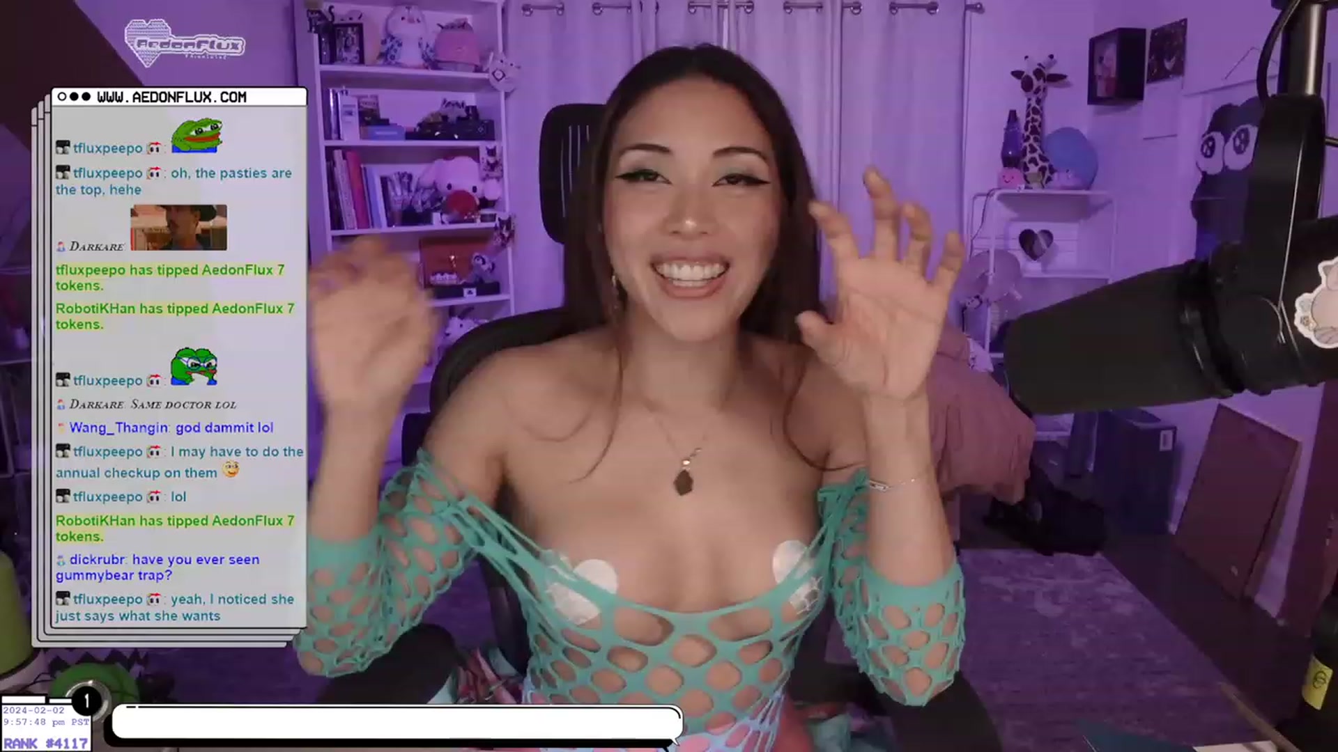Gallery image thumbnail from AedonFlux's myfreecams stream on, 02/03/2024, 07:40 image 7 of 20