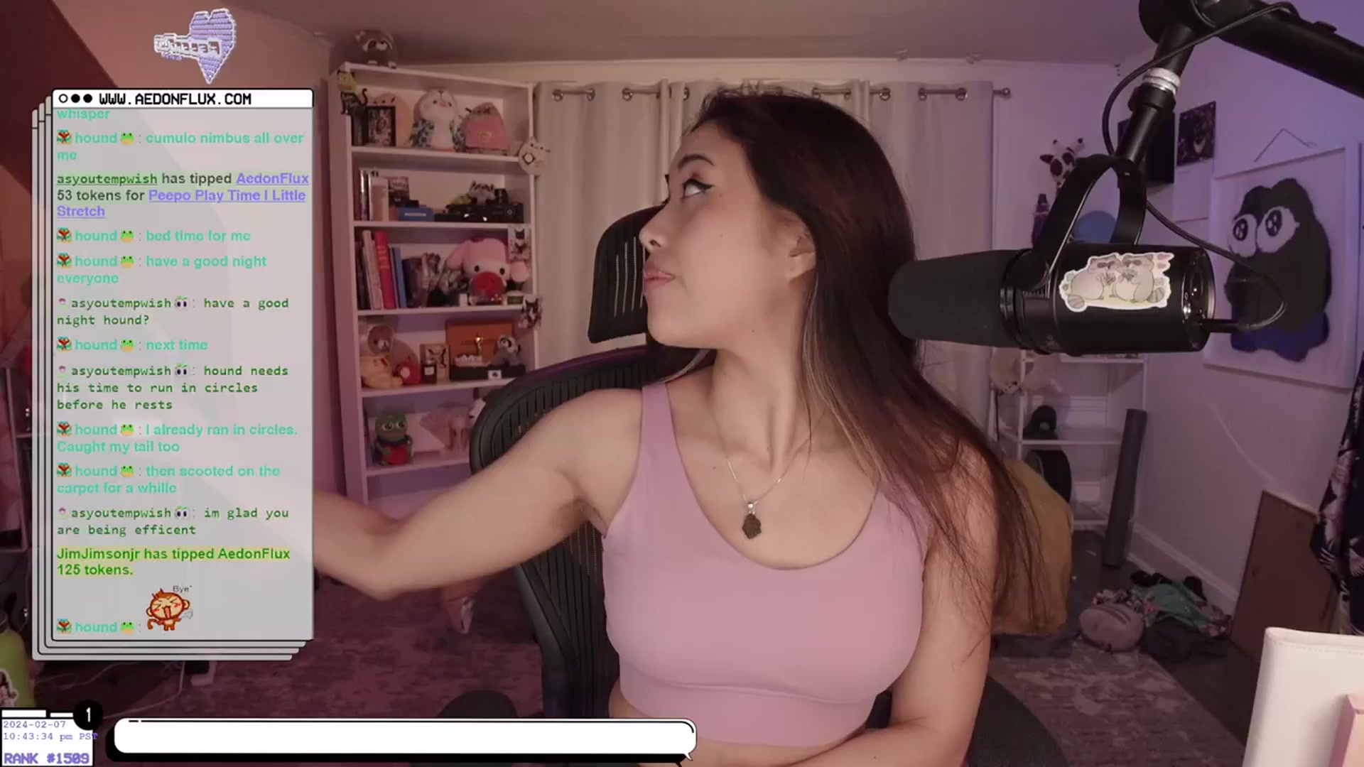 Gallery image thumbnail from AedonFlux's myfreecams stream on, 02/08/2024, 07:42 image 3 of 20