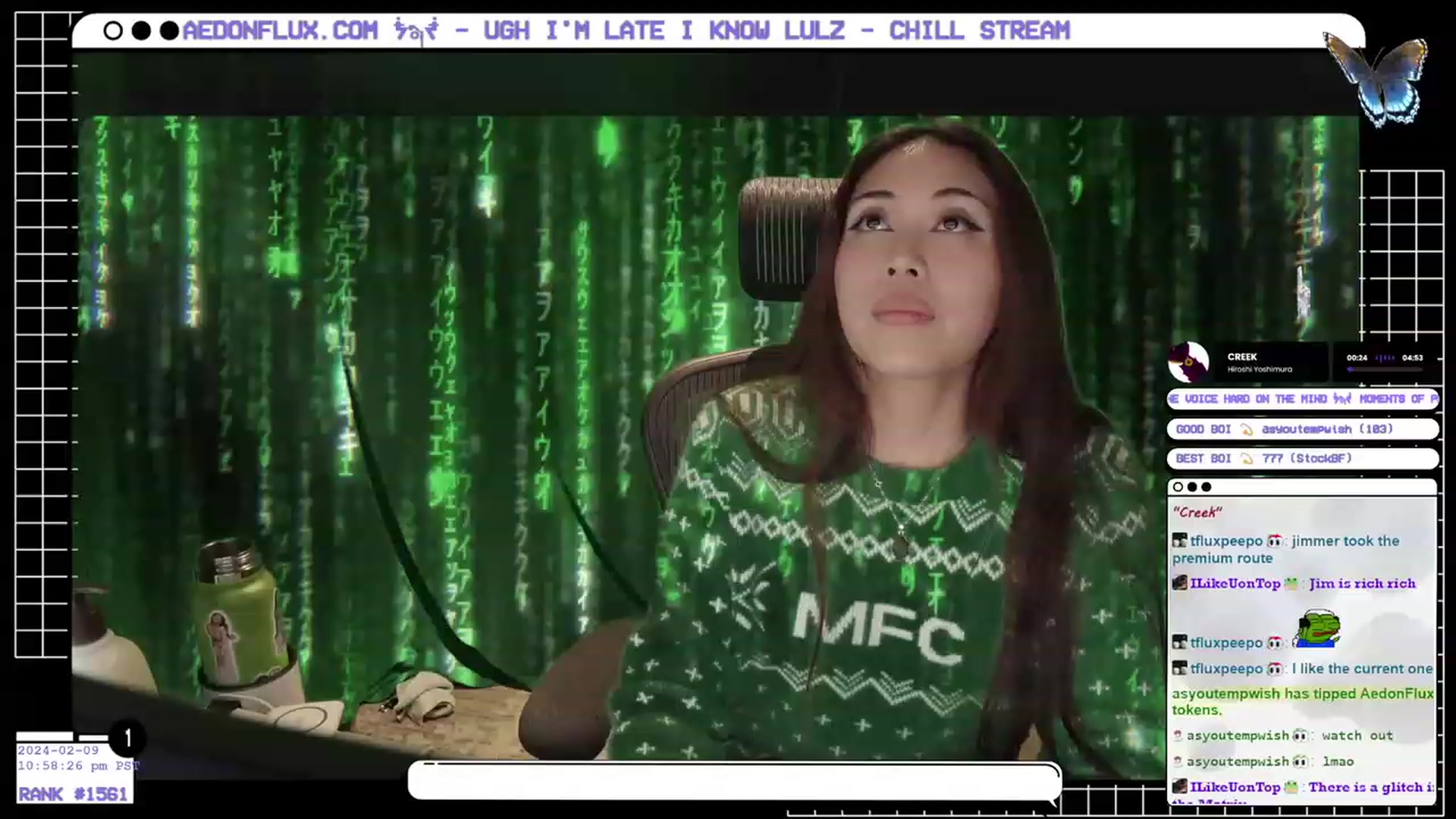 Gallery image thumbnail from AedonFlux's myfreecams stream on, 02/10/2024, 07:32 image 11 of 20