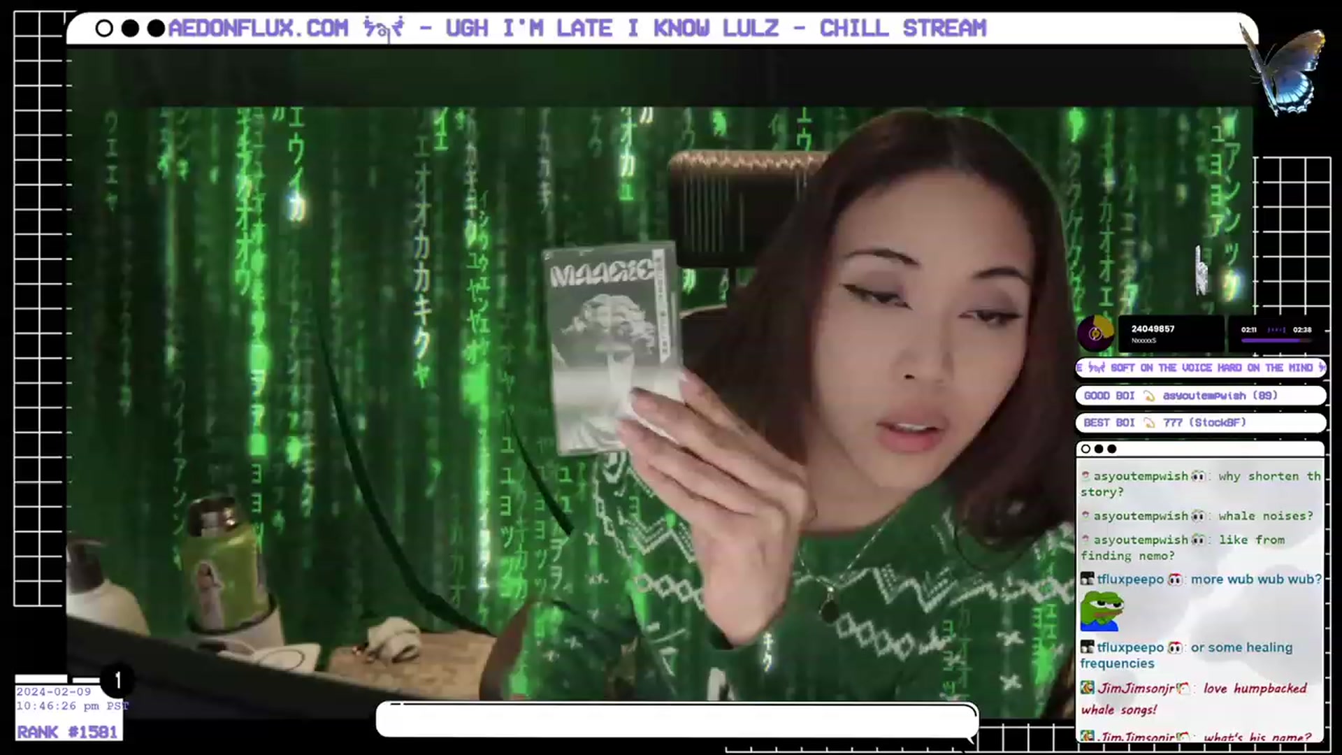 Gallery image thumbnail from AedonFlux's myfreecams stream on, 02/10/2024, 07:32 image 3 of 20