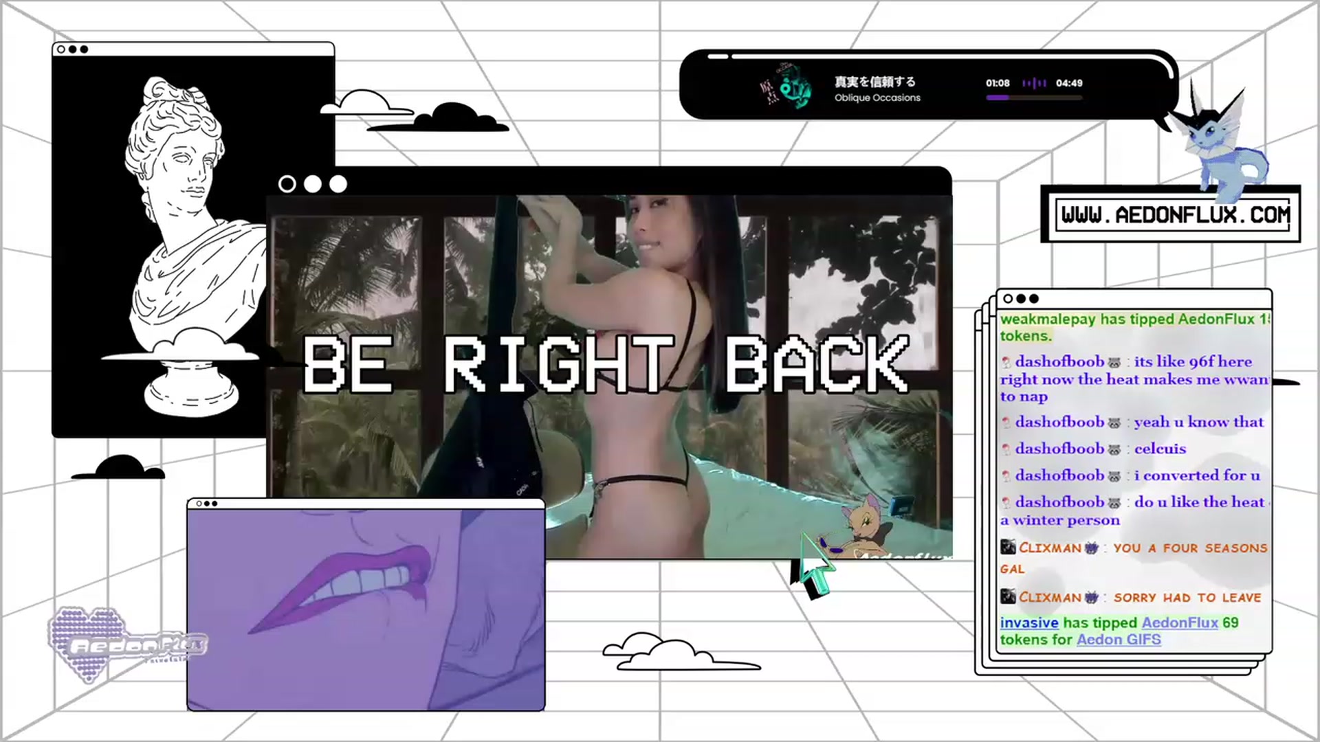 Gallery image thumbnail from AedonFlux's myfreecams stream on, 02/15/2024, 07:22 image 2 of 20