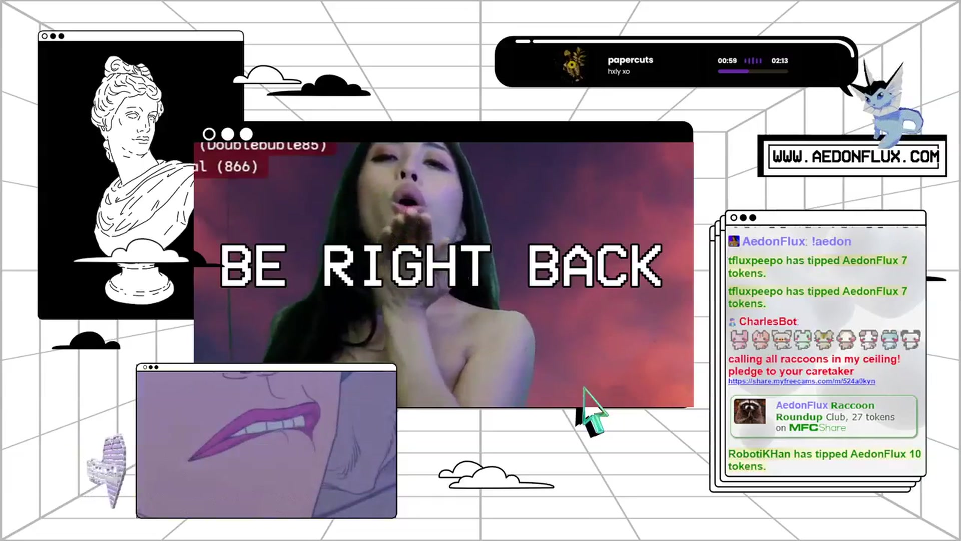 Gallery image thumbnail from AedonFlux's myfreecams stream on, 02/22/2024, 08:06 image 16 of 20