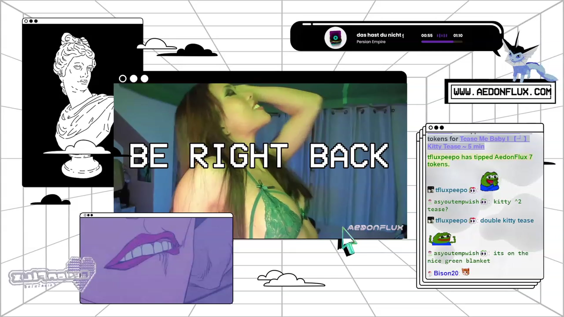 Gallery image thumbnail from AedonFlux's myfreecams stream on, 02/23/2024, 08:20 image 11 of 20