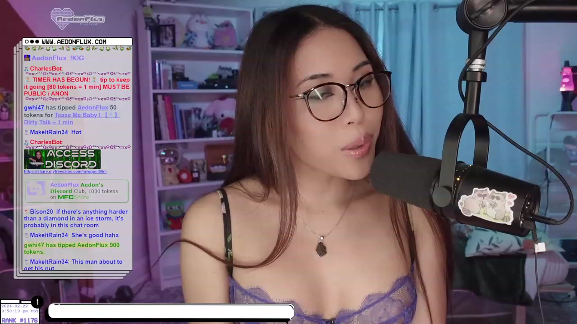 Gallery image thumbnail from AedonFlux's myfreecams stream on, 02/23/2024, 08:20 image 5 of 20