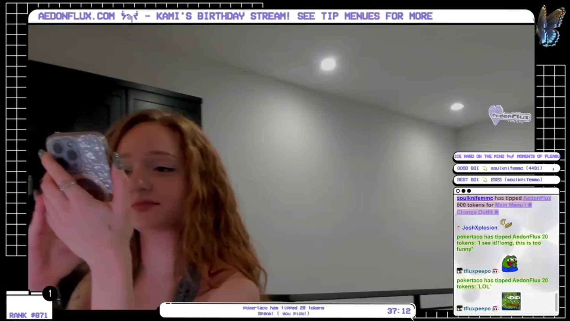 Gallery image thumbnail from AedonFlux's myfreecams stream on, 02/25/2024, 03:05 image 12 of 20
