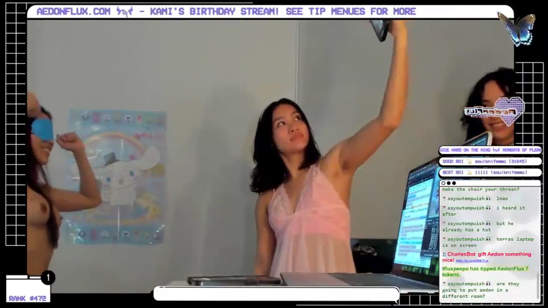 Gallery image thumbnail from AedonFlux's myfreecams stream on, 02/25/2024, 07:22 image 14 of 20