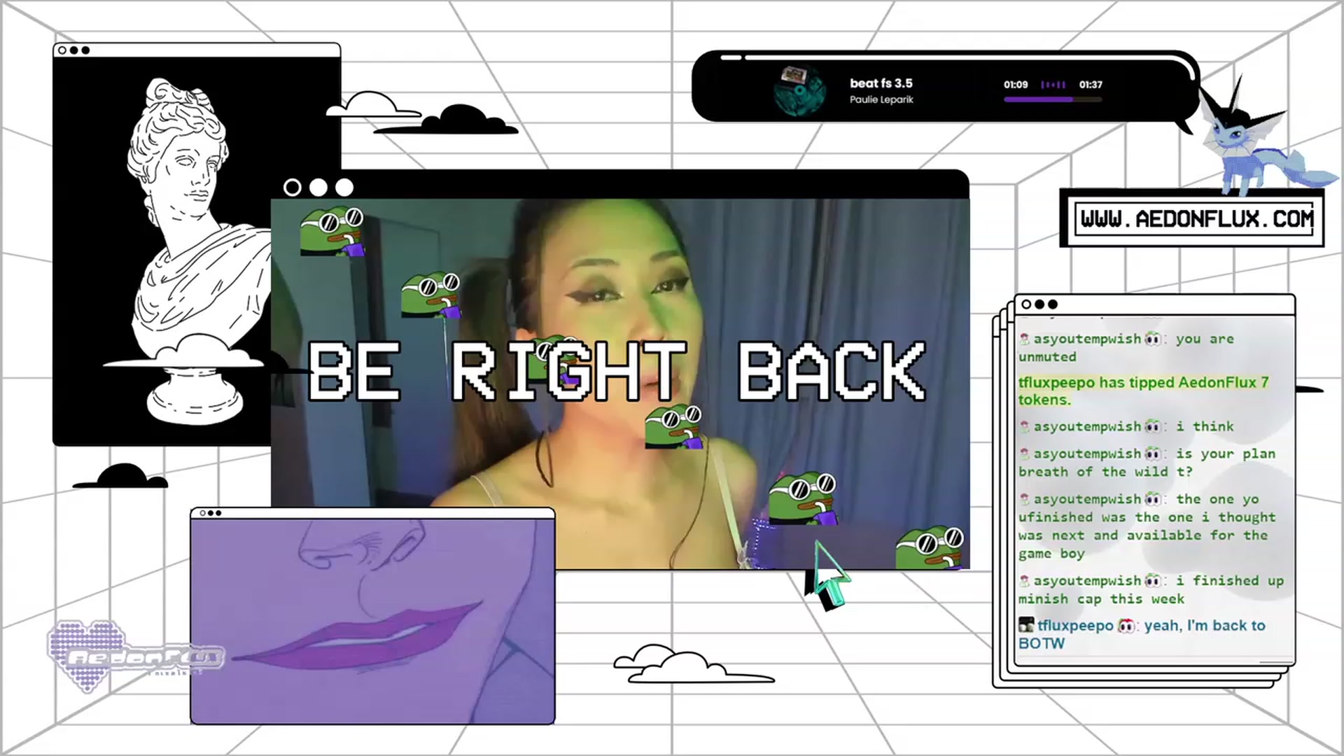Gallery image thumbnail from AedonFlux's myfreecams stream on, 02/29/2024, 07:59 image 9 of 20