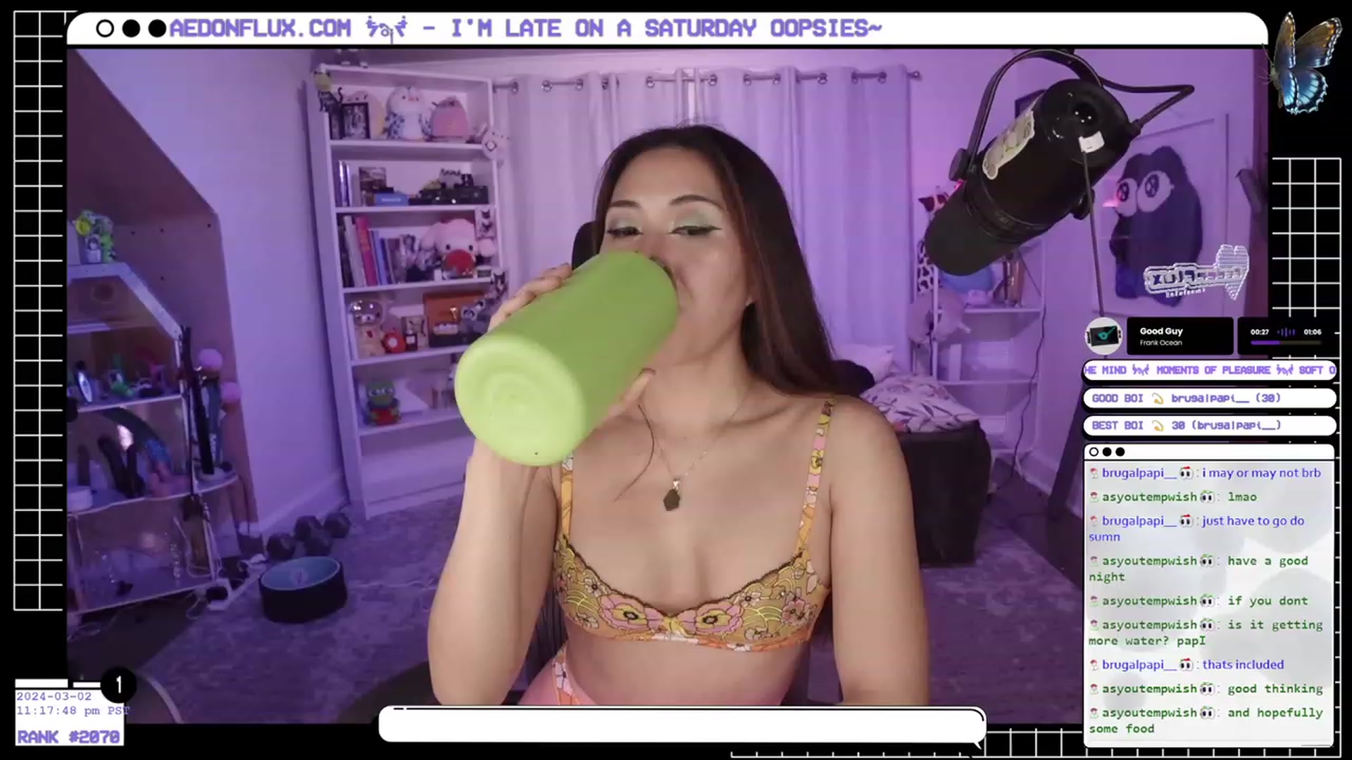 Gallery image thumbnail from AedonFlux's myfreecams stream on, 03/03/2024, 07:55 image 10 of 20