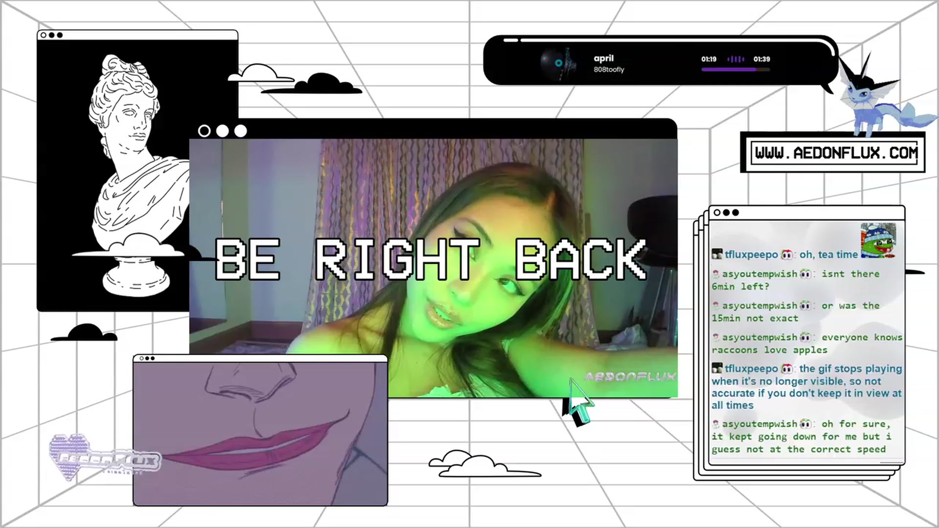 Gallery image thumbnail from AedonFlux's myfreecams stream on, 03/07/2024, 07:50 image 20 of 20