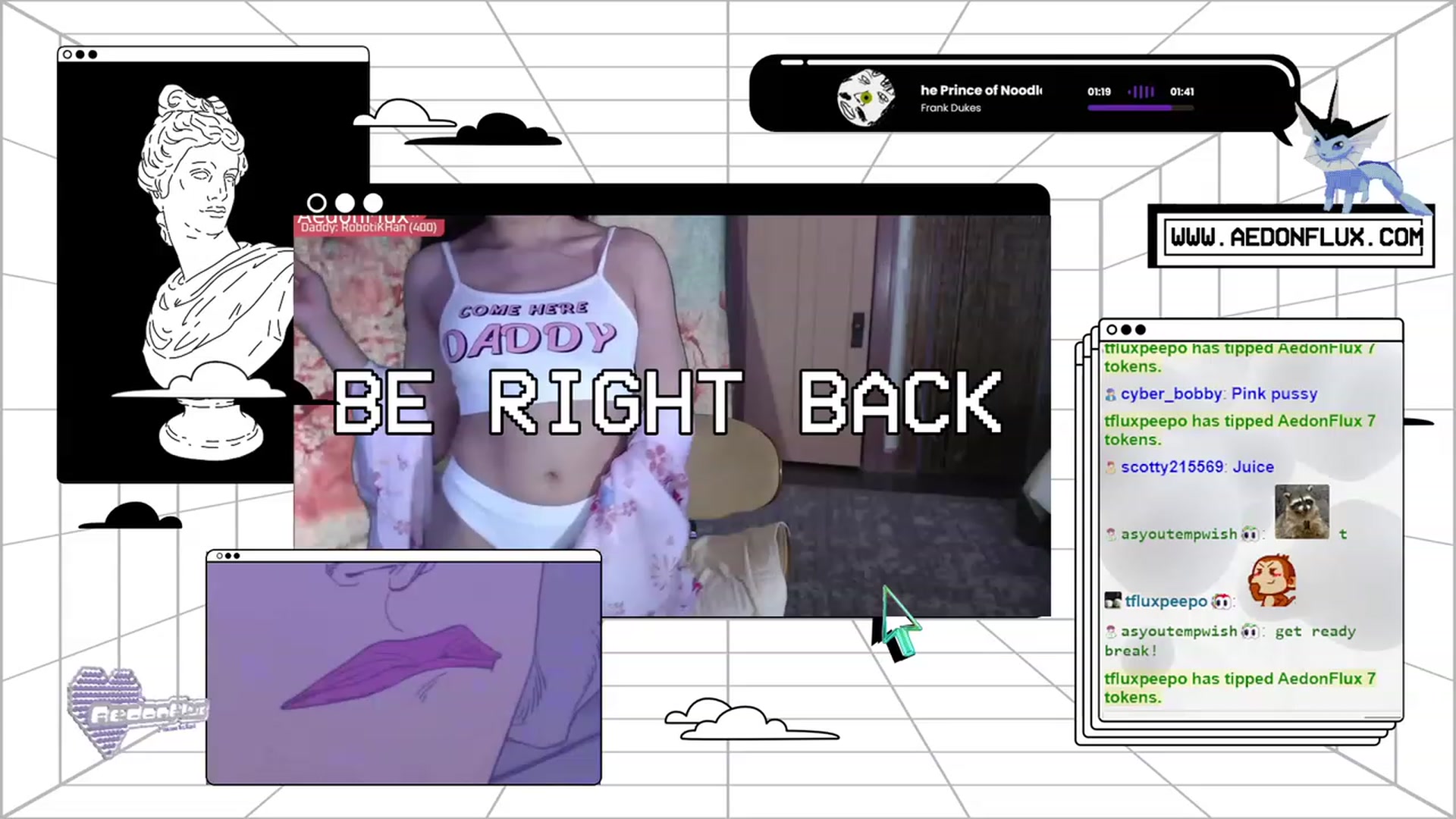 Gallery image thumbnail from AedonFlux's myfreecams stream on, 03/08/2024, 08:26 image 14 of 20