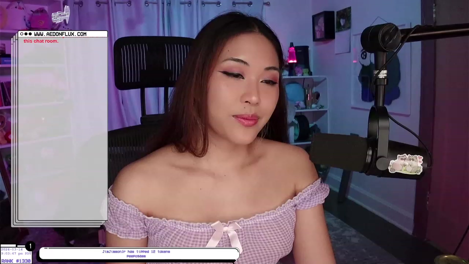 Gallery image thumbnail from AedonFlux's myfreecams stream on, 03/15/2024, 05:20 image 2 of 20